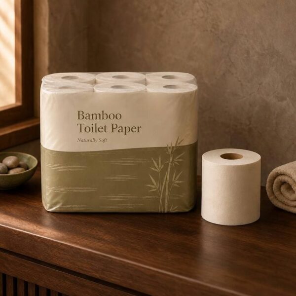 Factory Bulk Bamboo Unbleached Toilet Tissue